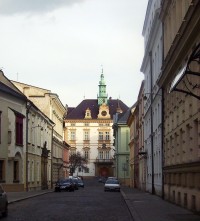 Olomouc-Akademická ulice-Arcibiskupský palác-Foto:Ulrych Mir.