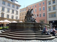 Olomouc-kašny, fontány a gejzíry