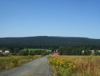 Nízký Jeseník-Nové Valteříce se Slunečnou(800m) od východu-Foto:Ulrych Mir.