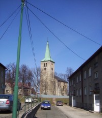 Město Libavá-farní kostel Povýšení sv. Kříže-Foto:Ulrych Mir.