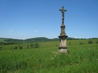 Město Libavá-kříž u silnice do Budišova-Foto:Ulrych Mir.