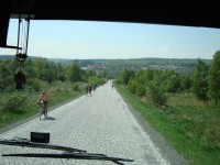 Město Libavá-ze silnice od Budišova při akci Bílý kámen-Foto:Ulrych Mir.