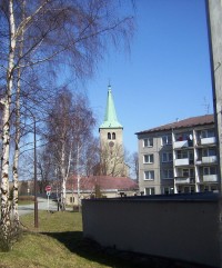 Město Libavá-farní kostel Povýšení sv. Kříže-Foto:Ulrych Mir.