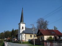 Norberčany-střed obce s kaplí sv.Antonína-Foto:Ulrych Mir.