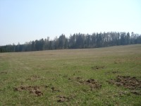 Bilčice-hrad Šternek-celkový pohled na skalnatý hřeben se zbytky hradu-Foto:Ulrych Mir.