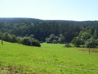 Moravský Beroun-Sedm Dvorů-údolí řeky Bystřice-prameny kyselky-Foto:Ulrych Mir.