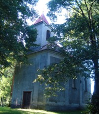 Těšíkov-filiální kostel sv.Vavřince z r. 1803-Foto:Ulrych Mir.