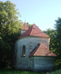 Těšíkov-filiální kostel sv.Vavřince z r. 1803-Foto:Ulrych Mir.