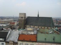 Olomouc-chrám sv.Mořice z radniční věže-Foto:Ulrych Mir.