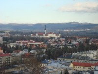 Olomouc z věže chrámu sv.Mořice-Lazce a Klášterní Hradisko-Nízký Jeseník s Jedovou(633m) a Pohořany-Toveř-Dolany-Bělkovice-Foto:Ulrych Mir.