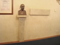 Praha-Valdštejnský palác-busta T.G.Masaryka-Foto:Ulrych Mir.