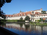 Praha-Valdštejnská zahrada-Herkules se saní-Valdštejnský palác-Pražský hrad-Foto:Ulrych Mir.