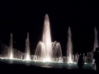 Poděbrady-Lázeňský park-fontána v noci-Foto:Ulrych Mir.