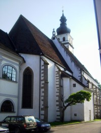 Nové Hrady-kostel sv.Petra a Pavla od východu-Foto:Ulrych Mir.