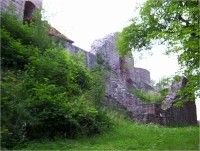 Pecka-hrad-severovýchodní část-Foto:Ulrych Mir.