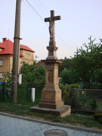 Daskabát-kříž na začátku obce od Velkého Újezda z r.1887-Foto:Ulrych Mir.