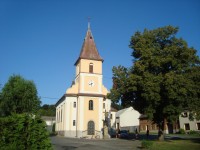 Krčmaň-filiální kostel sv. Floriána z r. 1737-Foto:Ulrych Mir.