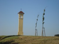 Krčmaň-boží muka z 18.stol. ve směru na V.Týnec-Foto:Ulrych Mir.