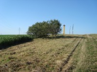 Krčmaň-boží muka z 18.stol. ve směru na V.Týnec-Foto:Ulrych Mir.