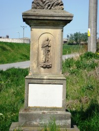 Doloplazy-kříž z r. 1806 u silnice z Čechovic-Foto:Ulrych Mir.