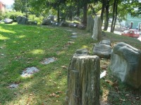 Rýmařov-archeologická lokalita Hrádek-geologická expozice-Foto:Ulrych Mir. 