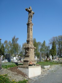 Budišov nad Budišovkou-hřbitov-ústřední kříž-Foto:Ulrych Mir.