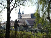 Budišov nad Budišovkou-pozdně barokní kostel Nanebevzetí P.Marie z r.1755-z ulice Dukelských hrdinů-Foto:Ulrych Mir.