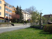 Budišov nad Budišovkou-kříž na Berounské ulici-Foto:Ulrych Mir.