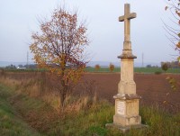 Velký Týnec-kříž u silnice do Velké Bystřice-Foto:Ulrych Mir.