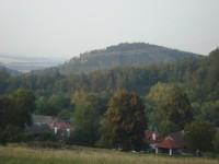 Bouzov-Blažov a kopeček nad Bouzovem-Foto:Ulrych Mir.