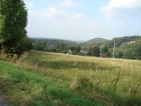 Bouzov-Blažov od kříže u silnice na Kadeřín-Foto:Ulrych Mir.