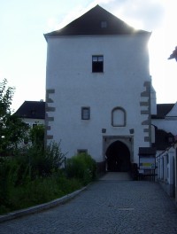 Nové Hrady-hrad-věž s bránou-Foto:Ulrych Mir.