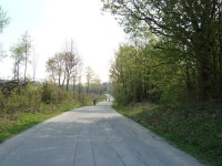 Velká Střelná-silnice na Novou Ves nad Odrou přes bývalou obec-Foto:Ulrych Mir.