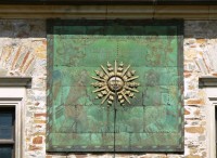 Bouzov-hrad-sluneční hodiny-Foto:Furo Jiří