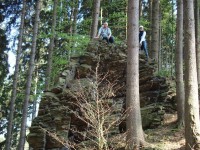 Kazatelna-západní část skalního výběžku-Foto:Ulrych Mir.