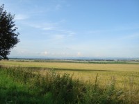 Haná s Těšeticemi a Jeseníky z úpatí Kosíře-Foto:Ulrych Mir.