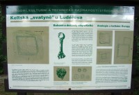 Ludéřov-Keltská svatyně-Švédské šance-informační tabule-Foto:Ulrych Mir.