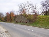 Chudobín-kostel sv.Cyrila a Metoděje československé církve husitské z r. 1923 od katolické fary-Foto:Ulrych Mir.