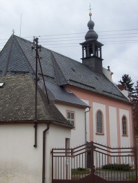 Chudobín-zámecký kostel sv.Františka Serafínského z r.1716-Foto:Ulrych Mir.