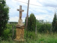 Mezice-kříž u bývalé sýpky-Foto:Ulrych Mir.