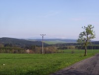 Nízký Jeseník s panoramatem Hrubého Jeseníku od Hraničných Petrovic-Foto:Ulrych Mir.
