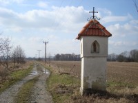 Bělkovice-Boží muka u staré silnice do Bohuňovic-Foto:Ulrych Mir.