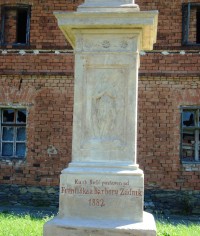 Lašťany-kříž z r.1882-detail-Foto:Ulrych Mir.