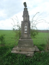 Čehovice-kříž z r.1880 u Biocentra-Foto:Ulrych Mir.