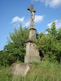 Vranová Lhota-kříž z r.1865 u silnice na Mohelnici-Foto:Ulrych Mir.