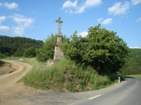 Vranová Lhota-kříž z r.1865 u silnice na Mohelnici-Foto:Ulrych Mir.