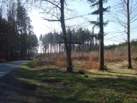 Křižovatka U Zeleného kříže-Zelený kříž-Foto:Ulrych Mir.