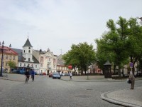 Králíky-Velké náměstí-muzeum a kašna-Foto:Ulrych Mir.