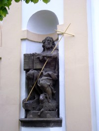 Králíky-barokní brána na začátku křížové cesty na Horu Matky Boží-detail-Foto:Ulrych Mir.