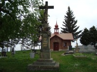 Králíky-Dolní Hedeč-hřbitov-ústřední kříž z r.1895-Foto:Ulrych Mir.